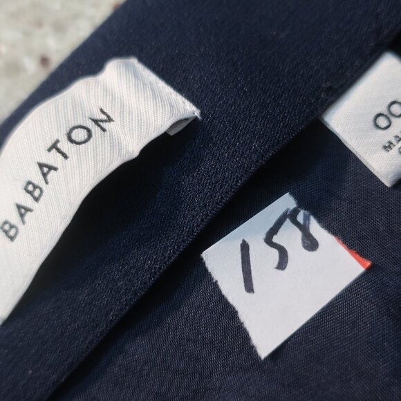 Womens Babaton Blue Satin Midi Skirt 00 - Picture 5 of 5